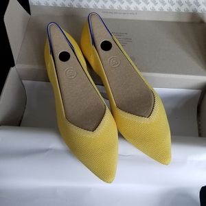 Rothy's The Point Flat in Sunshine Yellow